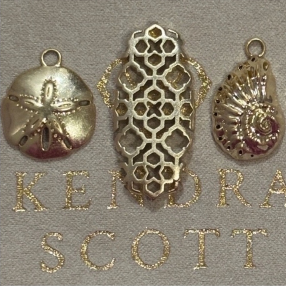 ✨SOLD✨ Kendra Scott Charms and Stone Bundle Filagree Elle Stone